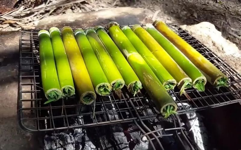 Cá Kèo Nướng Ống Sậy