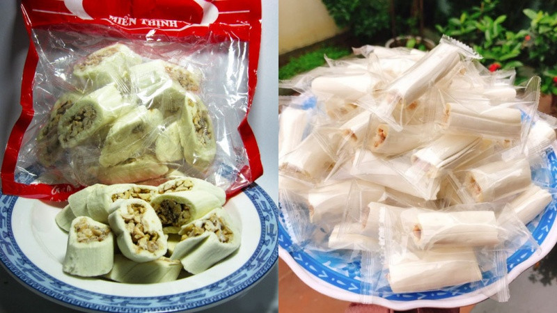 Hình ảnh kẹo dồi lạc và calo