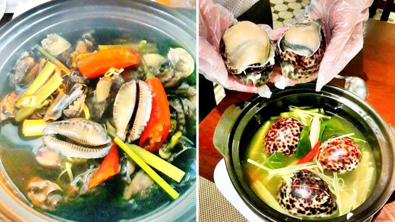 Lẩu ốc trinh nữ