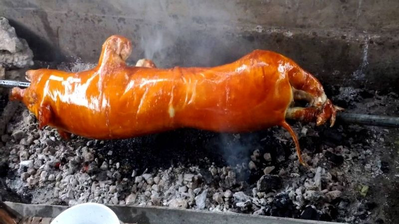 Thịt lợn gác bếp Lai Châu